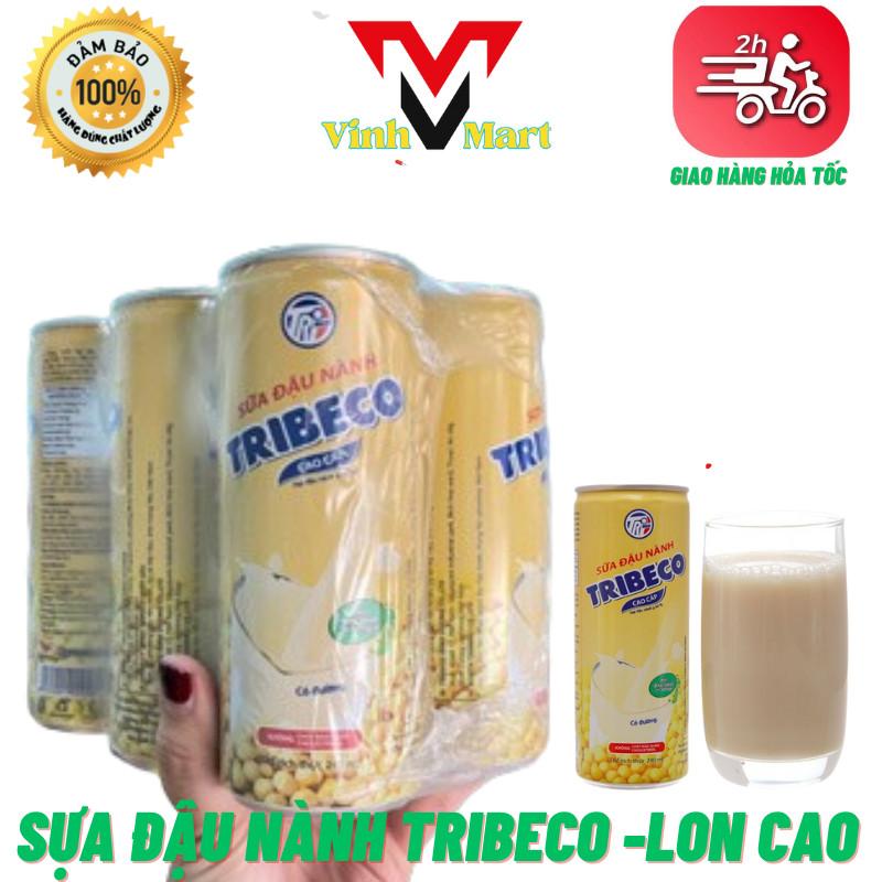 Sữa Đậu Nành Tribeco Lon-duoc-ban-tai-VinhMart