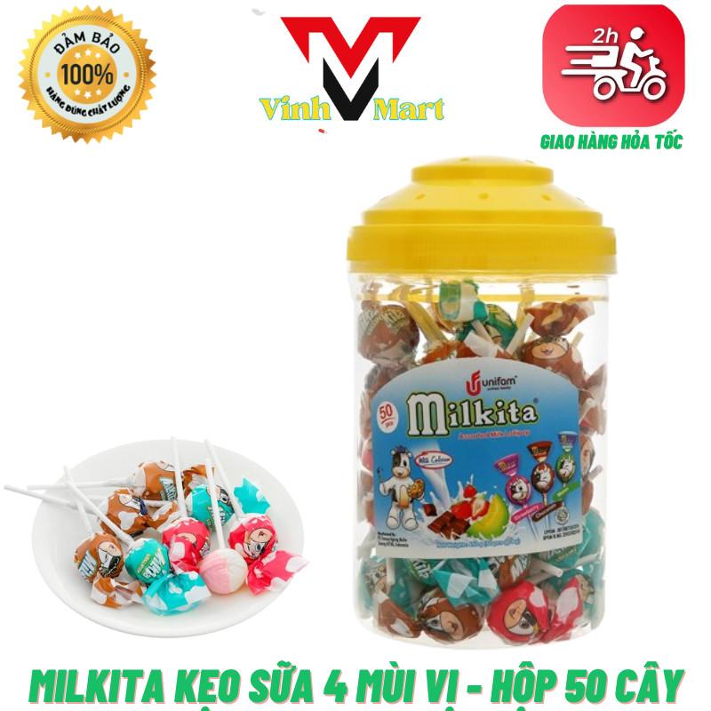 Kẹo Mút Milkita Sữa Vị Trái Cây 4 Vị -duoc-ban-tai-VinhMart
