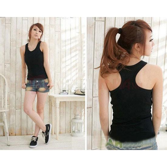 Áo thun 3 lỗ nữ hàng thun cotton ( Có Nhiều Màu )-duoc-ban-tai-Hana Trâm Shop