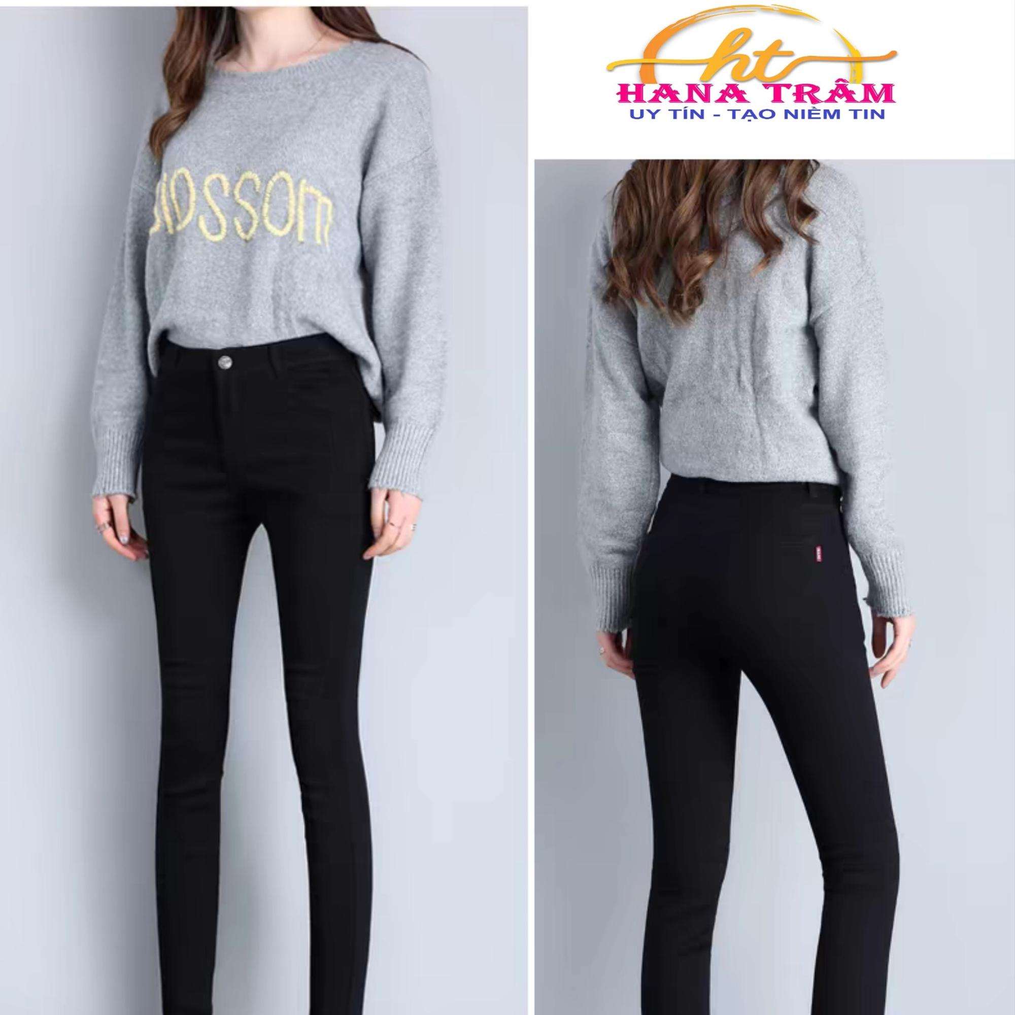 Quần Tregging Kaki Nữ Loại Dài Lưng Cao 1 Nút Gài Loại Xịn-duoc-ban-tai-Hana Trâm Shop