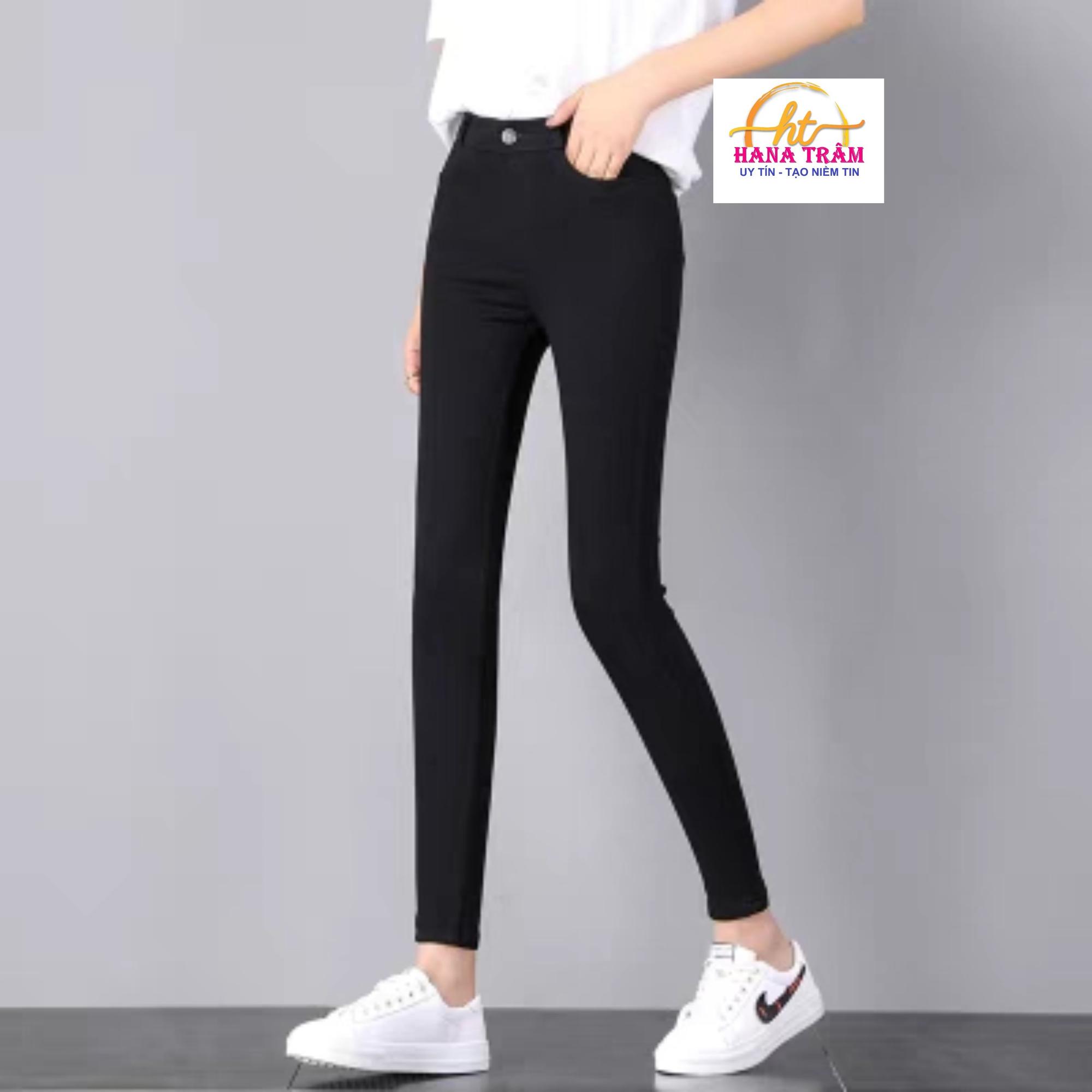 Quần Kaki Dài Skinny Nữ Hàng Co Giãn Mạnh Dáng Ôm-duoc-ban-tai-Hana Trâm Shop