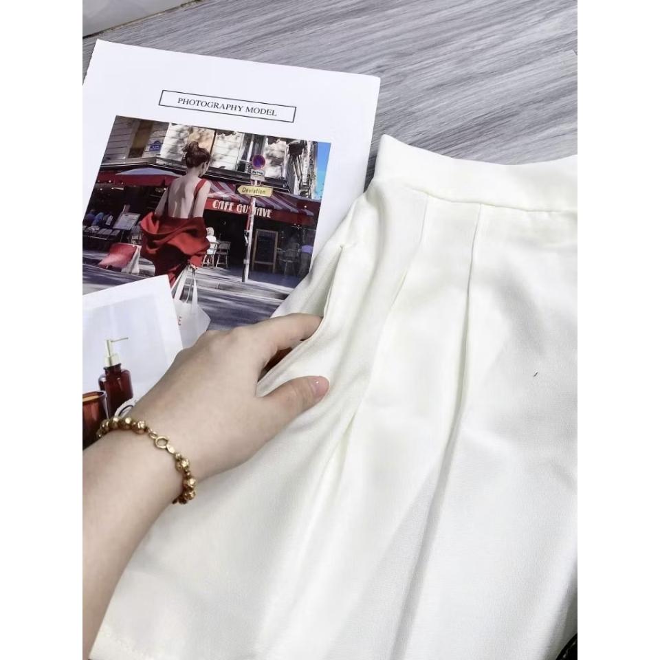 Quần Sọt Lưng Thun Vải Tuyết Mưa -duoc-ban-tai-Hana Trâm Shop