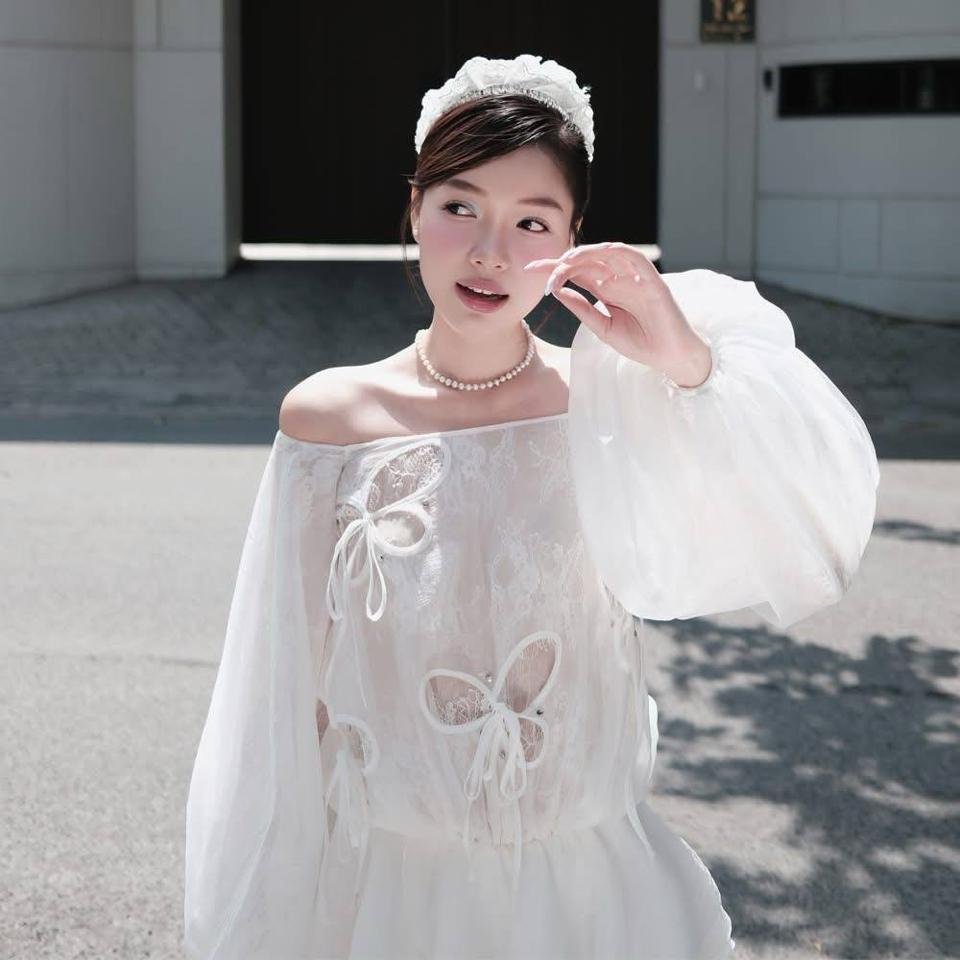 Váy trễ vai chất tơ cao cấp, có lót ren siêu xịn🤩🤩 Freesize-duoc-ban-tai-By.linhcam