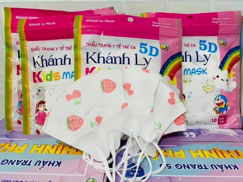 Túi 20 Khẩu trang 5D Trẻ Em Khánh Ly
-duoc-ban-tai-SHOP CAO NHÃ