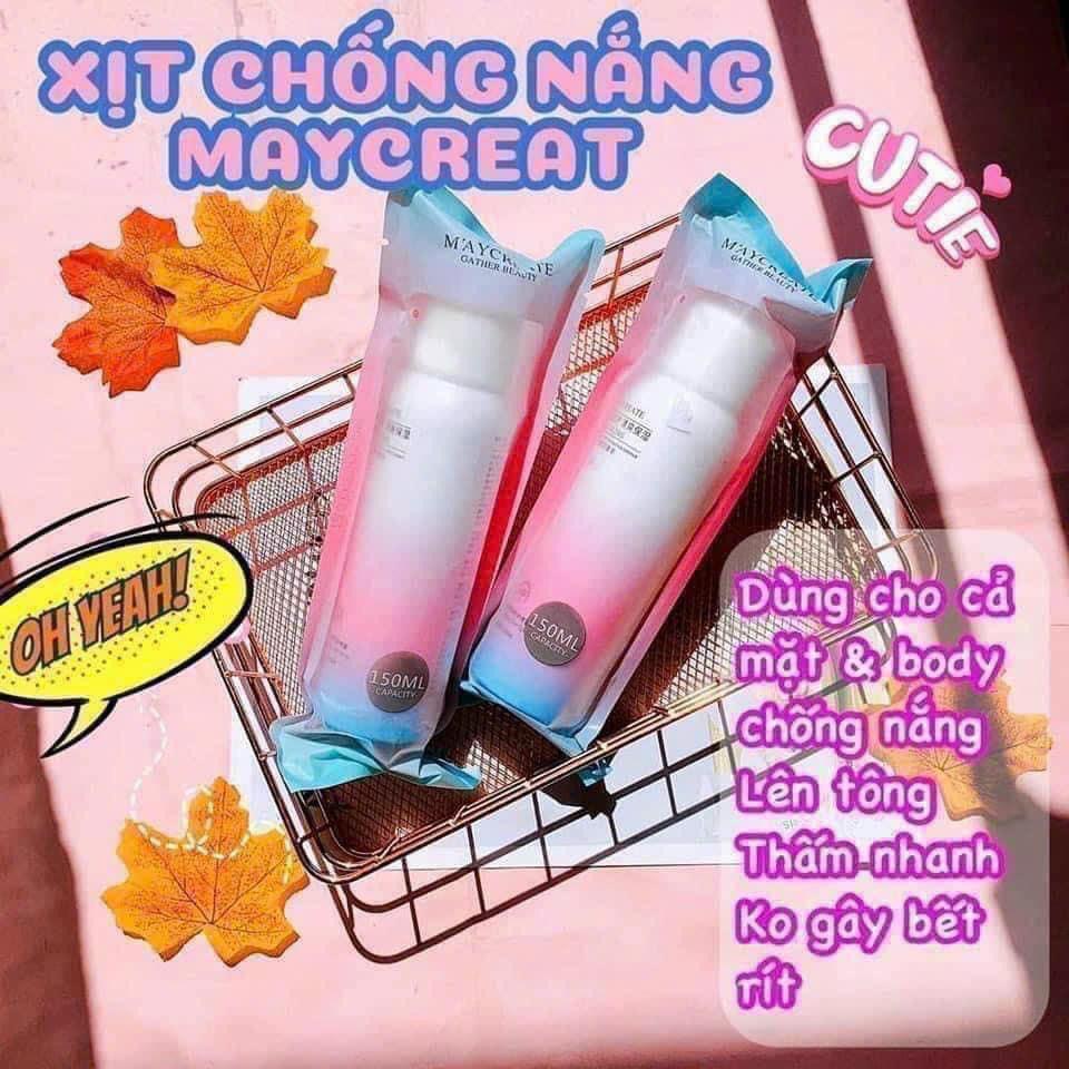 Xịt chống nắng MAYCREATE -duoc-ban-tai-SHOP CAO NHÃ