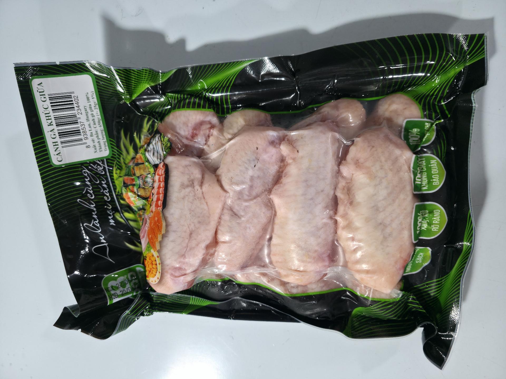 CÁNH GÀ KHÚC GIỮA 650G/GÓI-duoc-ban-tai-NPP XÚC XÍCH CP TIẾN DŨNG  NO31-LK32 KHU  DỊC VỤ HÀ TRÌ HÀ CẦU HÀ ĐÔNG HÀ NỘI