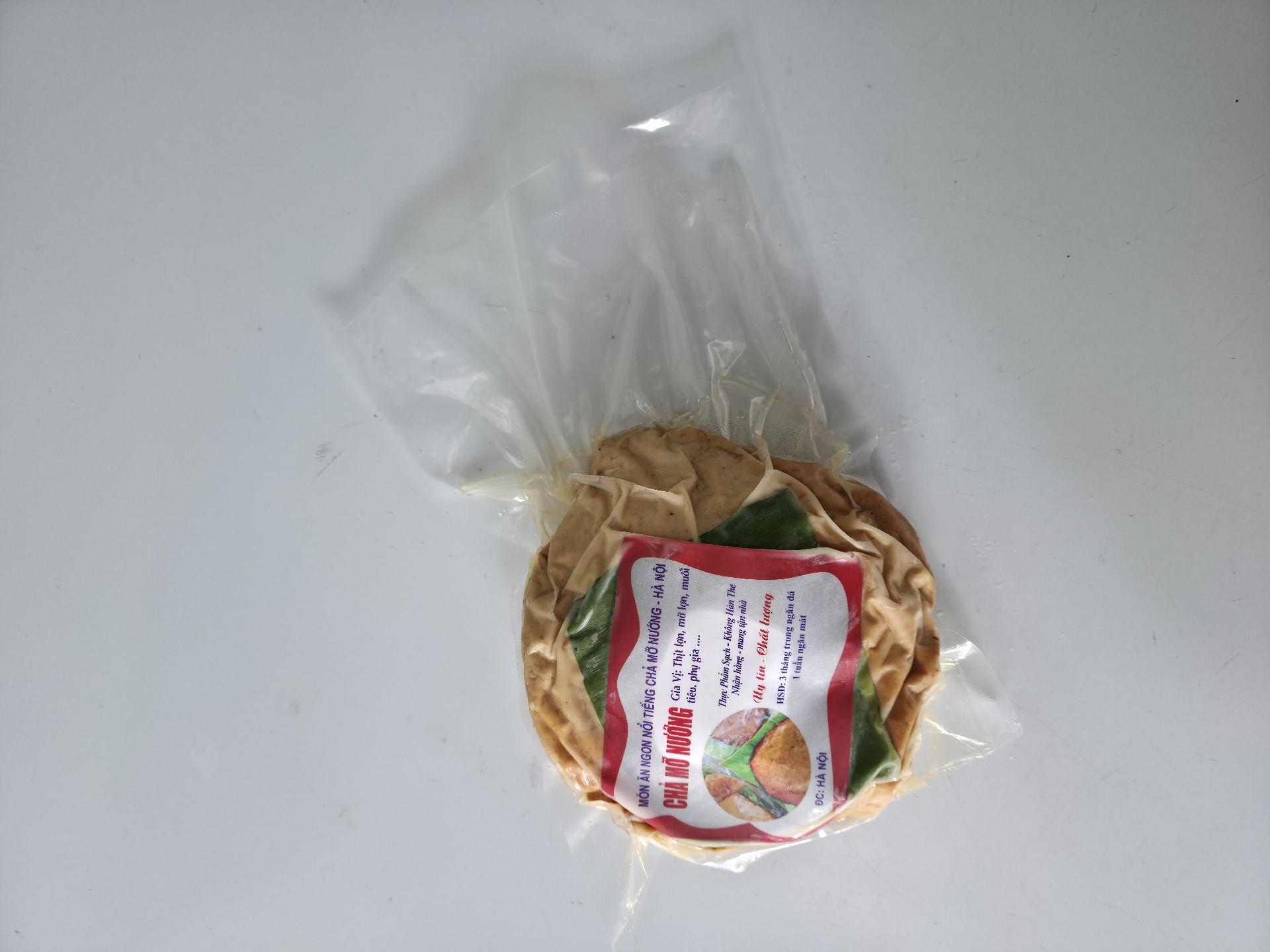 CHẢ MỠ NƯỚNG 500G/GÓI-duoc-ban-tai-NPP XÚC XÍCH CP TIẾN DŨNG  NO31-LK32 KHU  DỊC VỤ HÀ TRÌ HÀ ĐÔNG HÀ NỘI