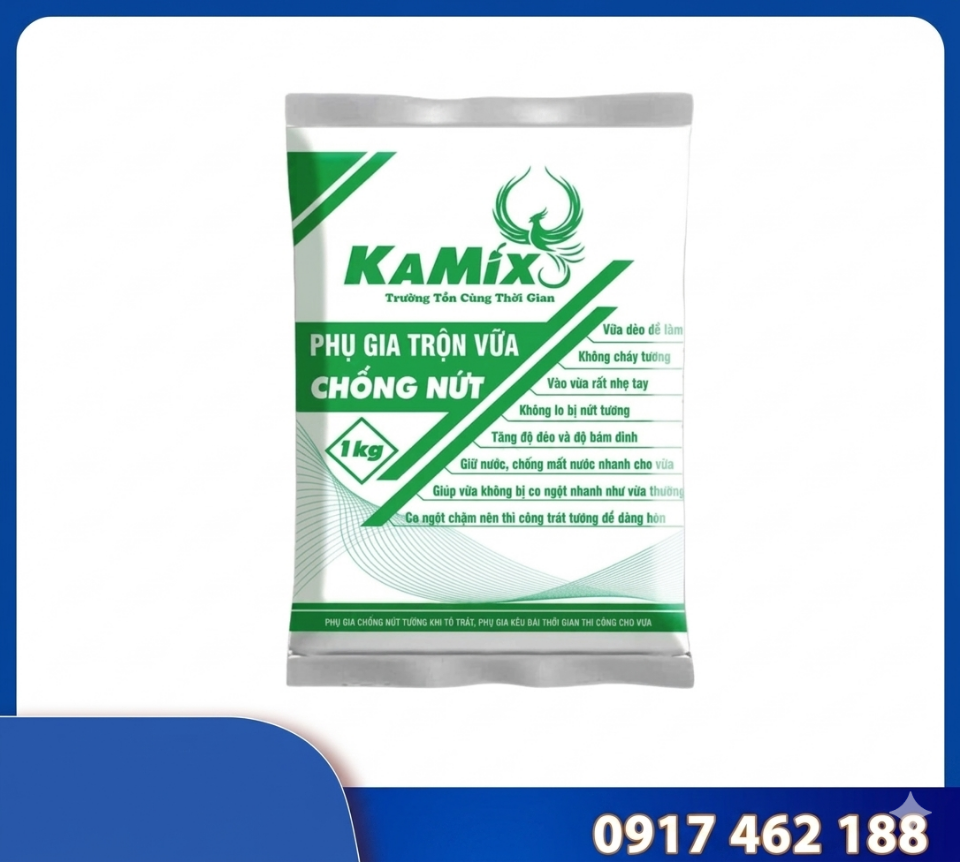Phụ gia chống nứt Kamix-duoc-ban-tai-HVN Siêu thị sơn và chống thấm