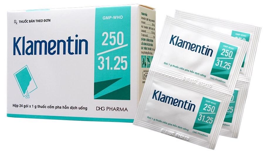 Klamentin 250 (gói) -duoc-ban-tai-💊 Đóng Toa  (Ship cod toàn quốc) 💊