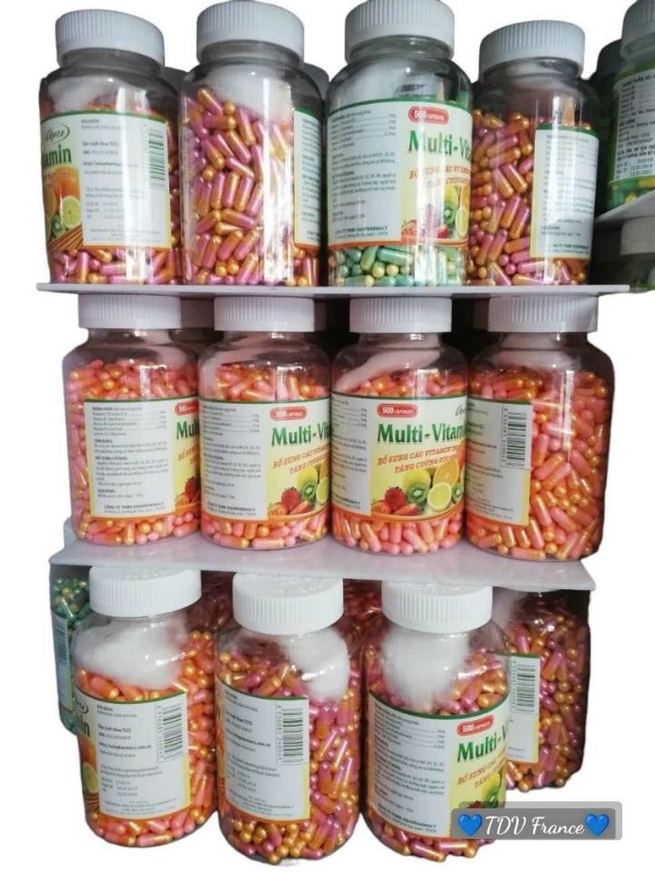.Multi vitamin 500v -duoc-ban-tai-💊 Đóng Toa  (Ship cod toàn quốc) 💊