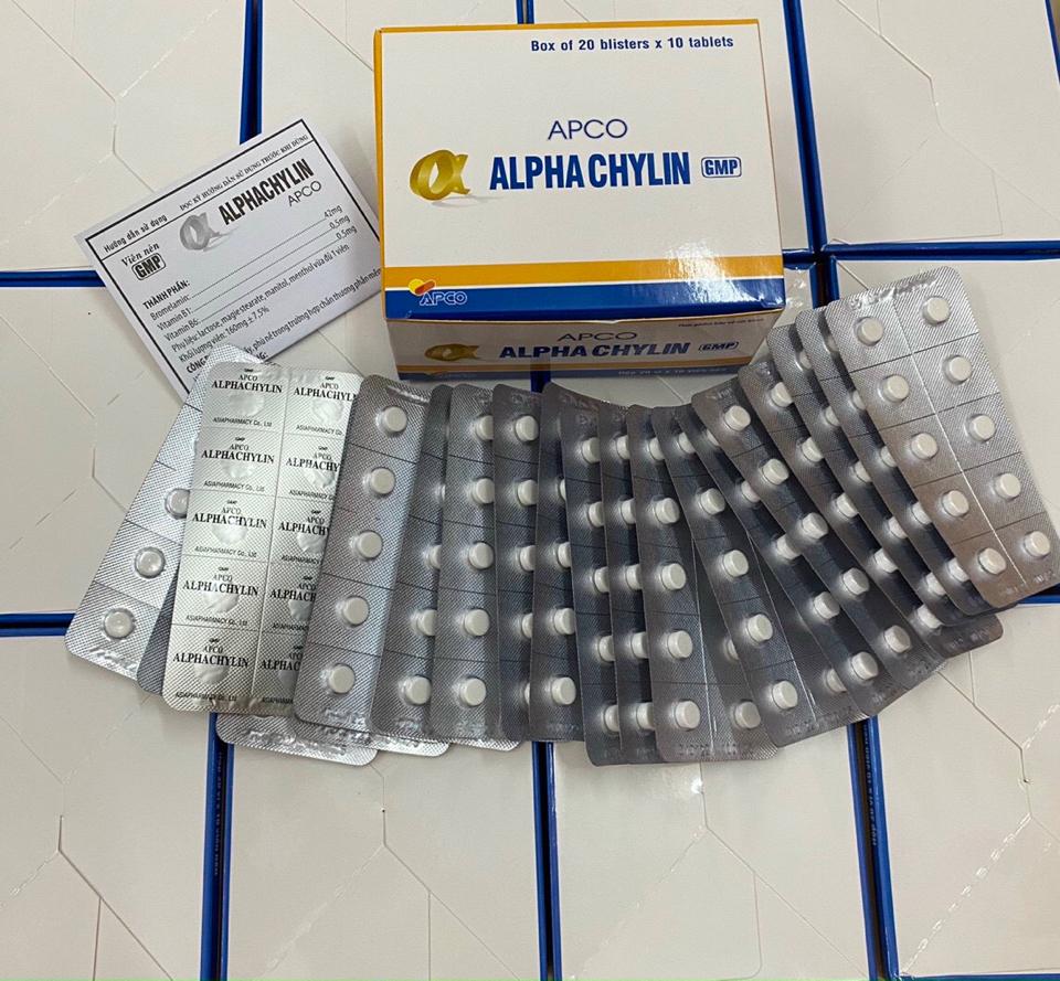 🔹Alphachymo (200v) -appco -duoc-ban-tai-💊 Đóng Toa  (Ship cod toàn quốc) 💊