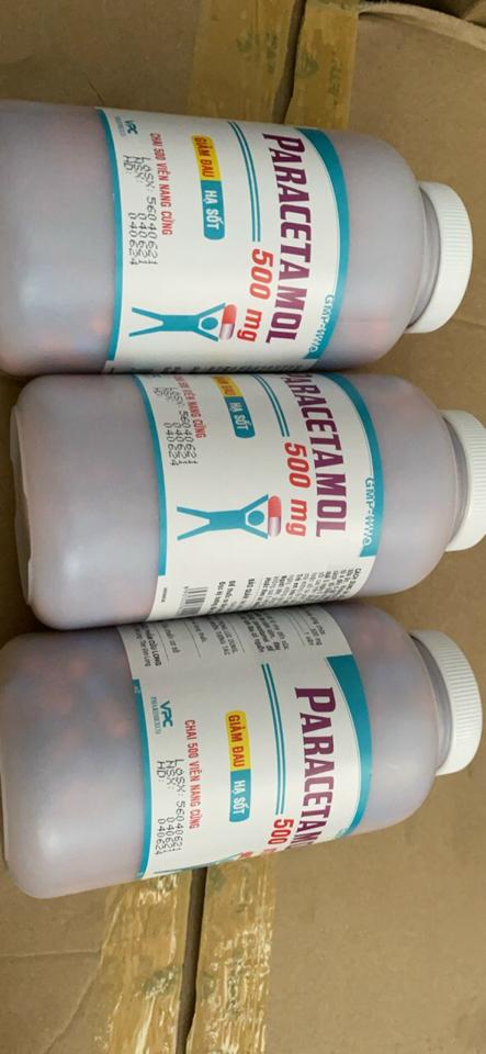 .Paracetamol 500mg (500v TÍM CL) -duoc-ban-tai-💊 Đóng Toa  (Ship cod toàn quốc) 💊