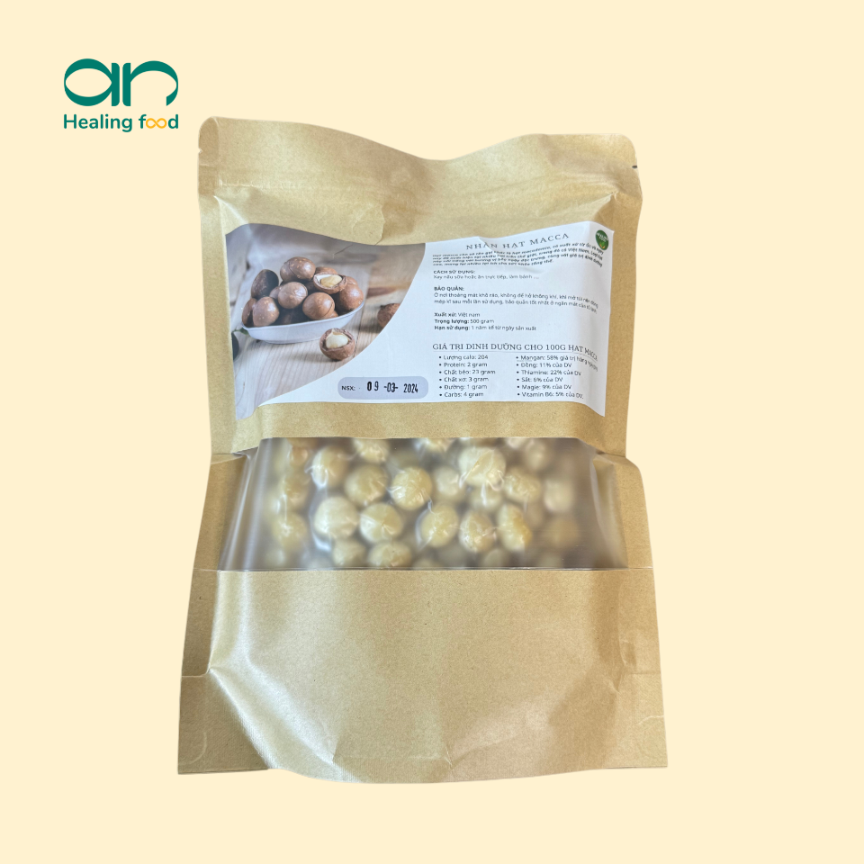 HẠT MACCA ĐakLak  500g-duoc-ban-tai-An Healing Food - Thực Phẩm Là Thuốc