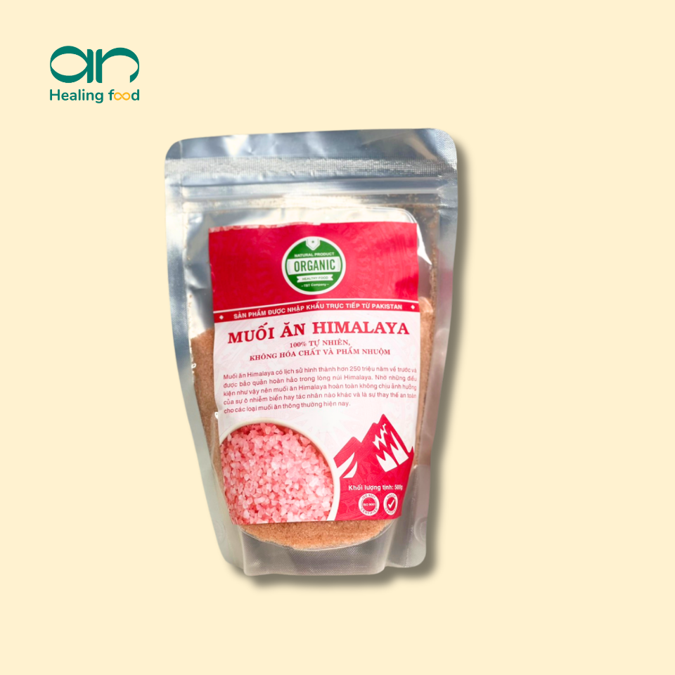 MUỐI HỒNG Himalaya (nhập khẩu Pakistan organic )500G-duoc-ban-tai-An Healing Food - Thực Phẩm Là Thuốc