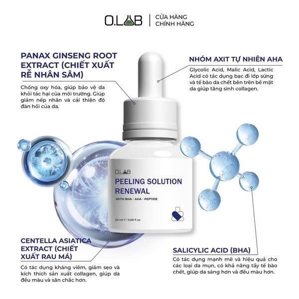 Tinh chất thay da sinh học ( Peel không bong )-duoc-ban-tai-Uyên Lam Cosmetics