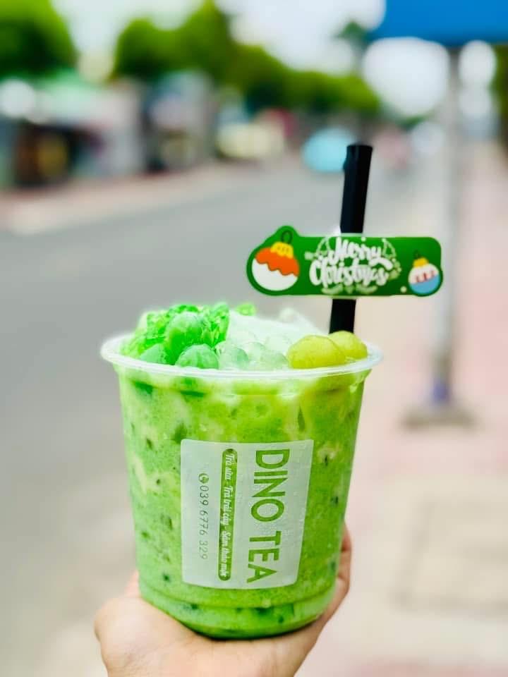trà sữa Cốm tươi -duoc-ban-tai-DINO TEA Tân An