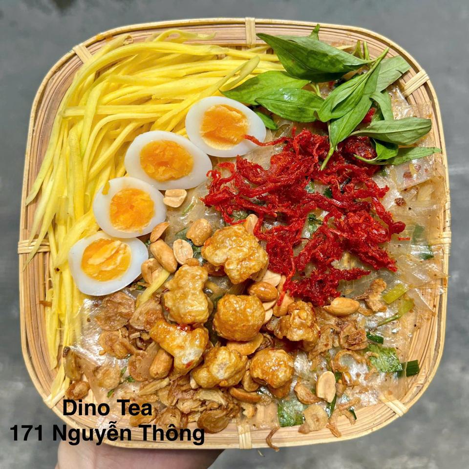 bánh tráng trộn đặc biệt -duoc-ban-tai-DINO TEA Tân An