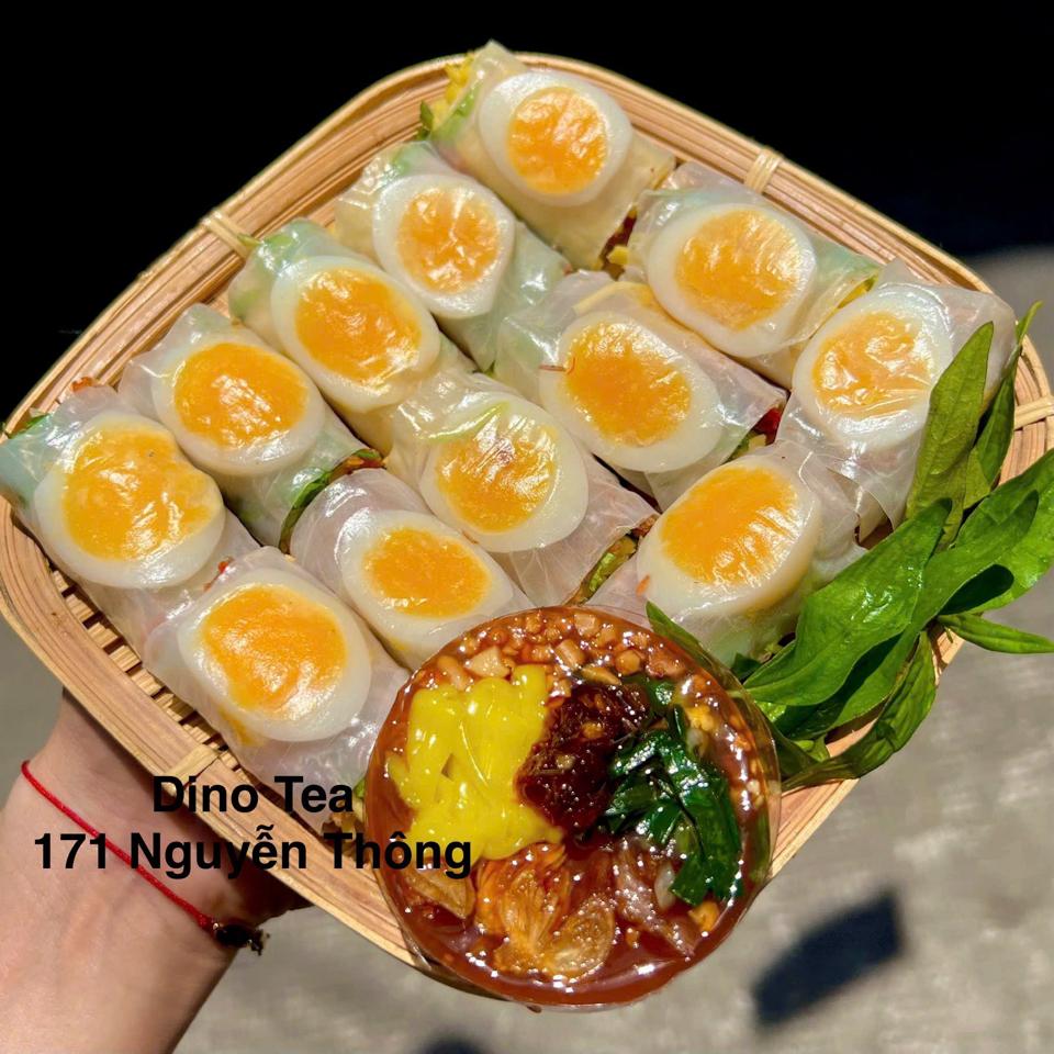 Bánh tráng cuộn lòng đào -duoc-ban-tai-DINO TEA Tân An