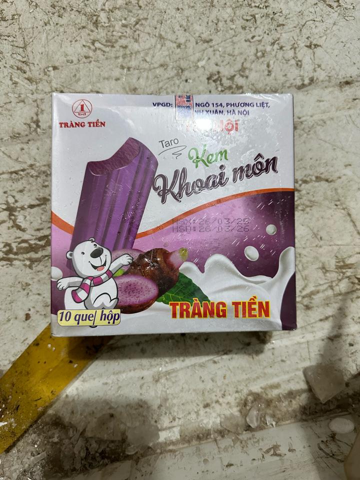 Kem Tràng Tiền HN vị Khoai Môn-duoc-ban-tai-Dũng Dương