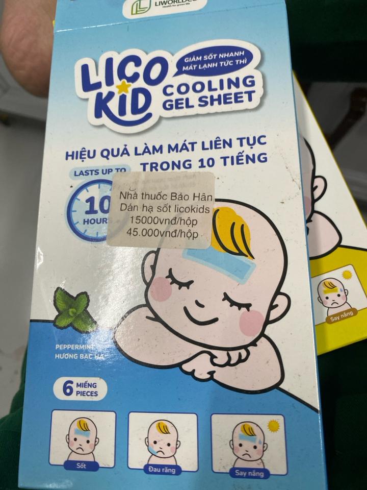 Dán hạ sốt lico kid xanh-duoc-ban-tai-Nhà thuốc bảo hân 2