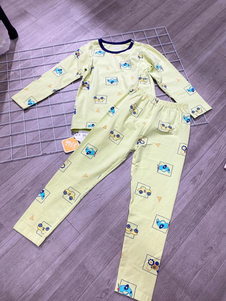 Bộ mặc nhà cotton hoạt hình bé trai-duoc-ban-tai-Thơm Nguyễn