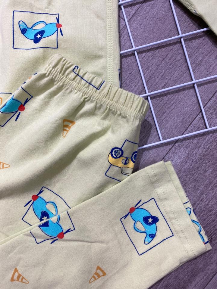 Bộ mặc nhà cotton hoạt hình bé trai-duoc-ban-tai-Thơm Nguyễn