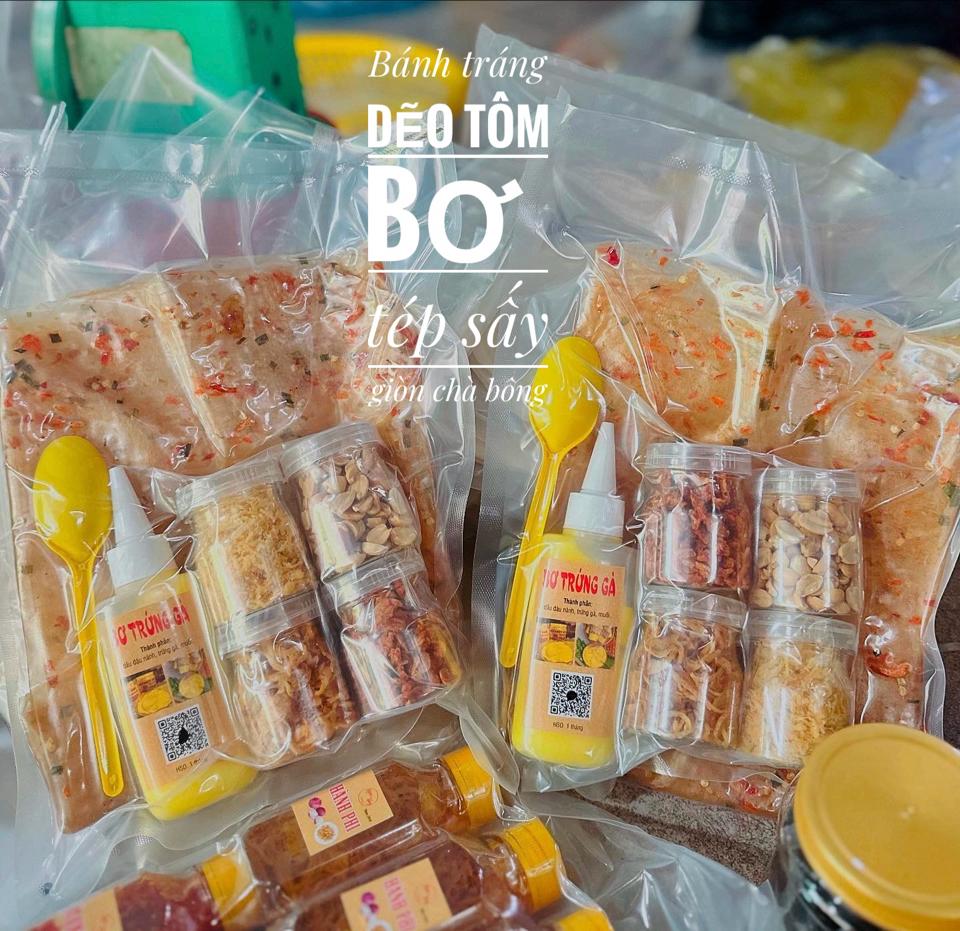 BT dẽo tôm bơ tép sấy giòn chà bông -duoc-ban-tai-Ngoc Vang Banh Trang