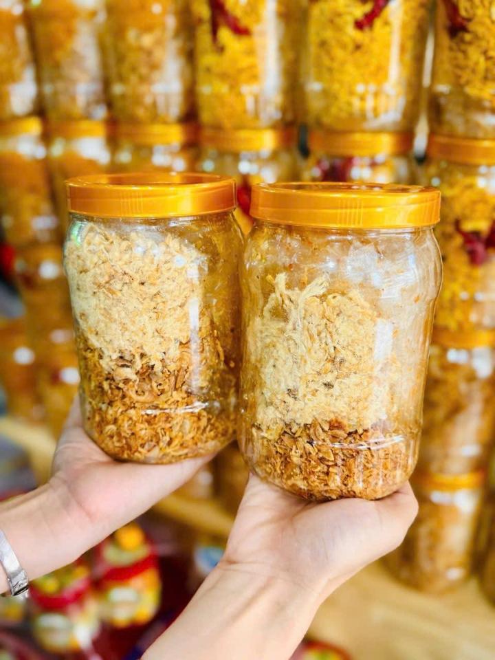 Bánh tráng dẽo chà bông hành phi -duoc-ban-tai-Ngoc Vang Banh Trang