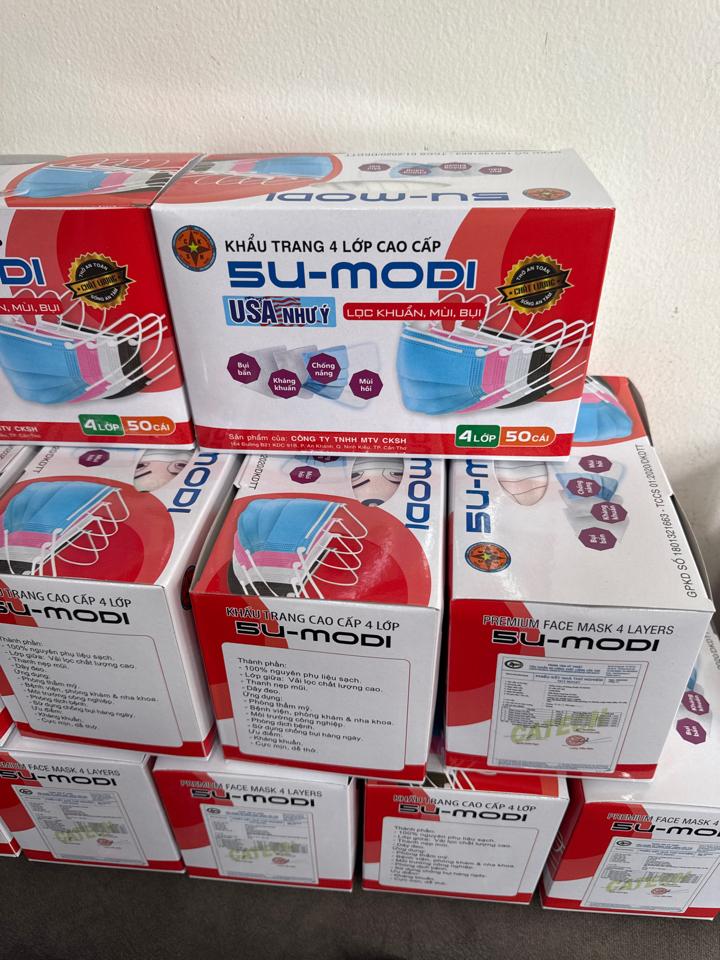 Khẩu trang 5U - 10 cái-duoc-ban-tai-Madam Thương Cafe