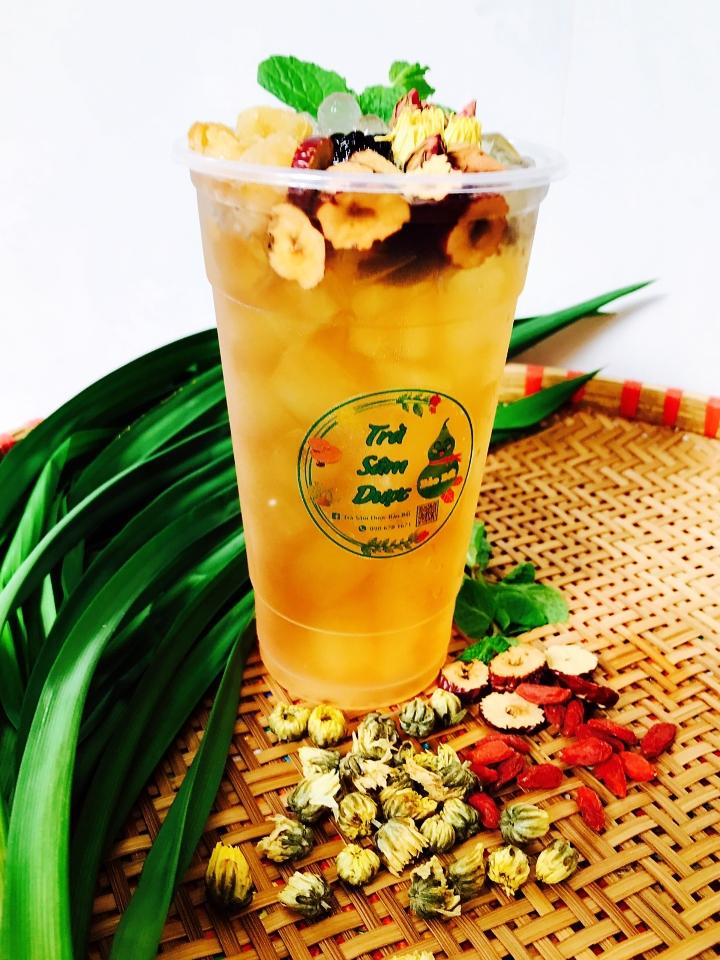 Sâm Bách Hoa Bạc Hà- Full 7 Topping -duoc-ban-tai-Trà Sâm Dược Bảo Bối