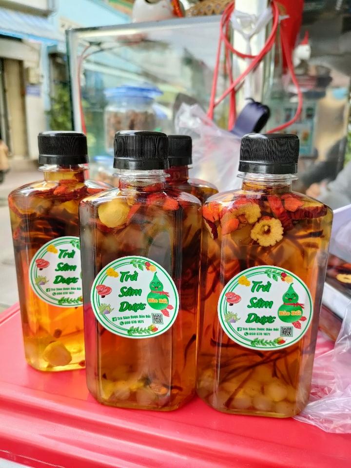 Sâm Bông Cúc Táo Đỏ Full Topping -duoc-ban-tai-Trà Sâm Dược Bảo Bối