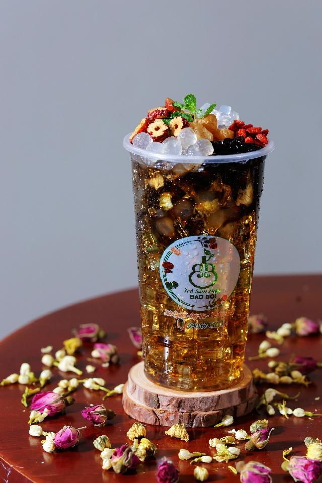 Sâm Bách Hoa Tiên Tử-Full 7 Topping -duoc-ban-tai-Trà Sâm Dược Bảo Bối