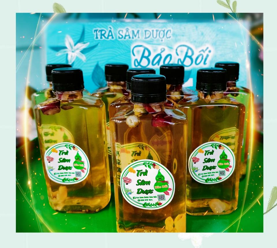 Sâm Bông Cúc Táo Đỏ ( Chai )-duoc-ban-tai-Trà Sâm Dược Bảo Bối