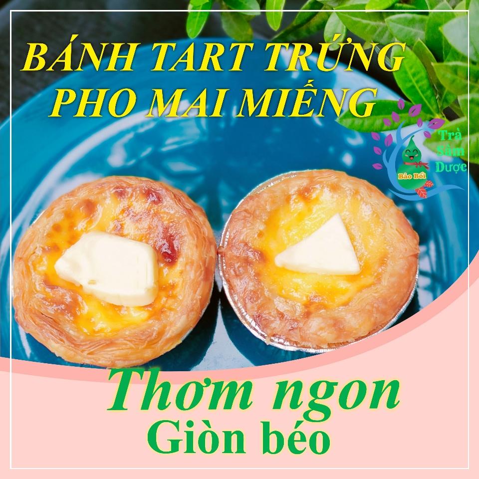 Bánh Tart trứng phomai miếng -duoc-ban-tai-Trà Sâm Dược Bảo Bối