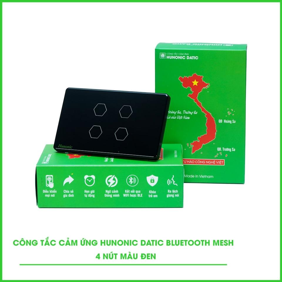 Hunonic Datic BLE 4 nút màu đen-duoc-ban-tai-HUNONIC HCM