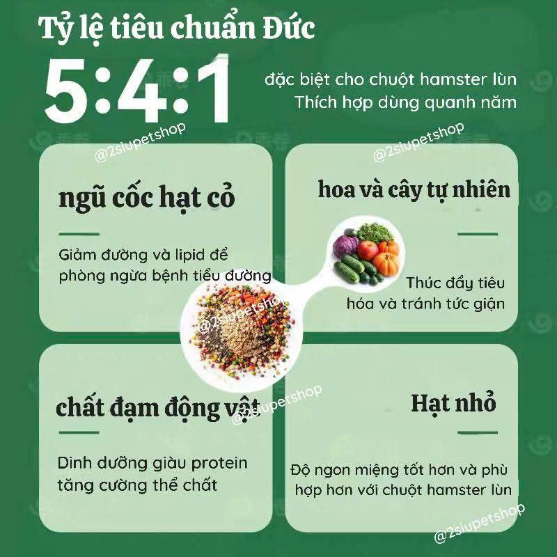 Thức ăn toàn diện 5:4:1 420g - Dòng mini-duoc-ban-tai-2Siupetshop