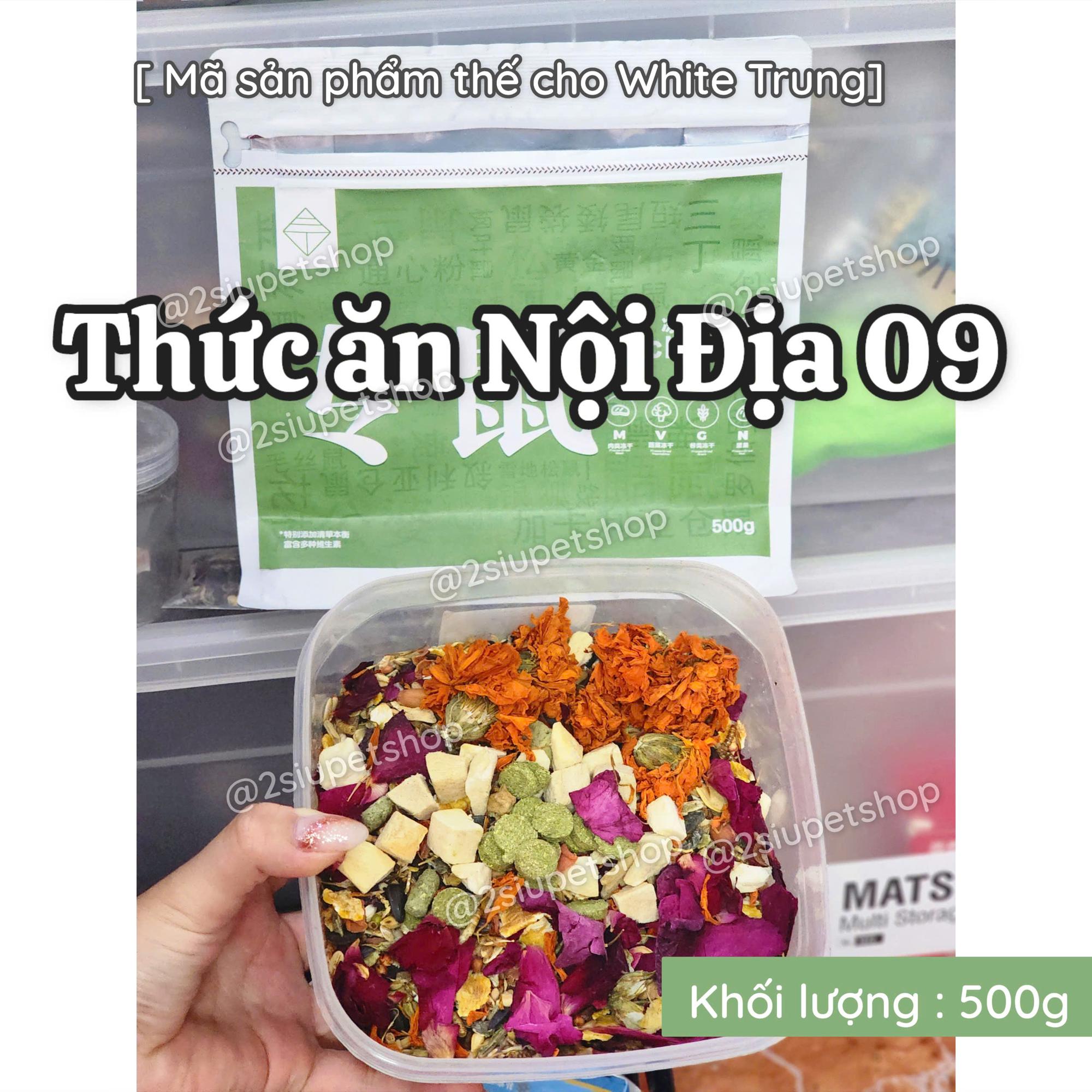 [ Nội Địa Trung 09]Thức ăn chính tổng hợp đầy đủ từ rau củ , thảo mộc, mài răng thịt đạm một cách hoàn chỉnh nhất cho mọi dòng hamster-500g-duoc-ban-tai-2Siupetshop