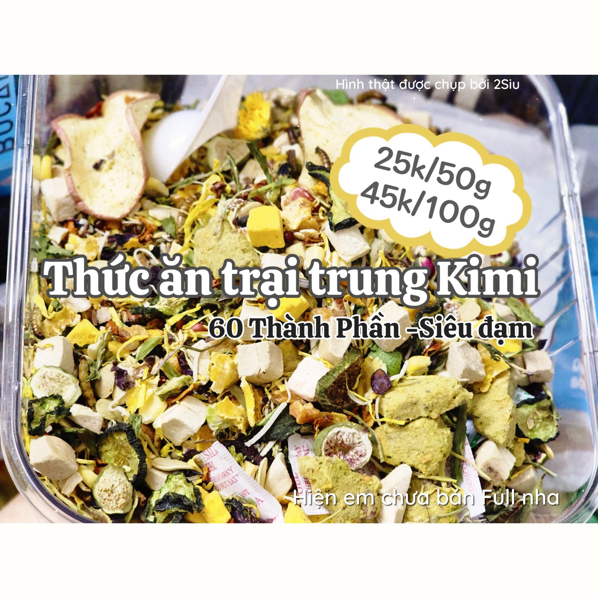 Thức ăn trại kimi  60 thành phần -Tạng to [ 2.5kg]-duoc-ban-tai-2Siupetshop