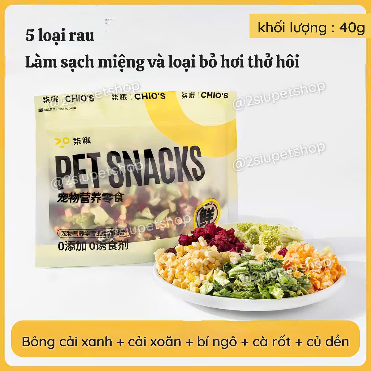 [PET SNACK] Bông cải xanh,Cải xoăn bí ngô, cà rốt, củ dền sấy lạnh- 40g-duoc-ban-tai-2Siupetshop