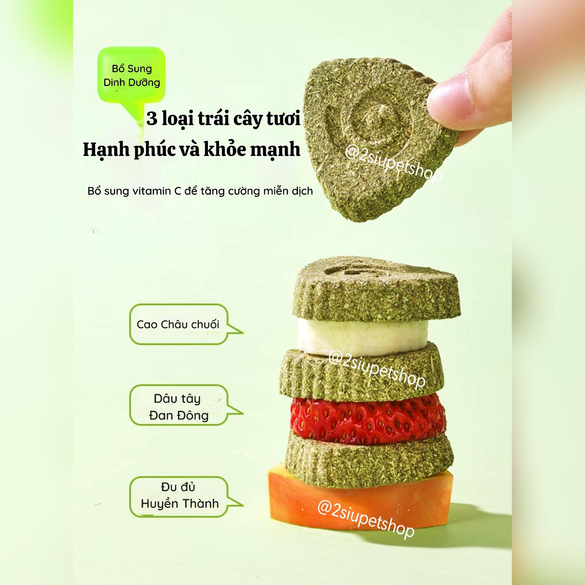 Bánh quy mài răng mix 3 Loại cỏ 3  trái cây Gua-duoc-ban-tai-2Siupetshop