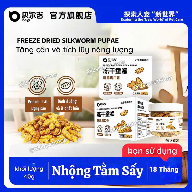 [ belgi] Nhộng tằm sấy - 40g-duoc-ban-tai-2Siupetshop