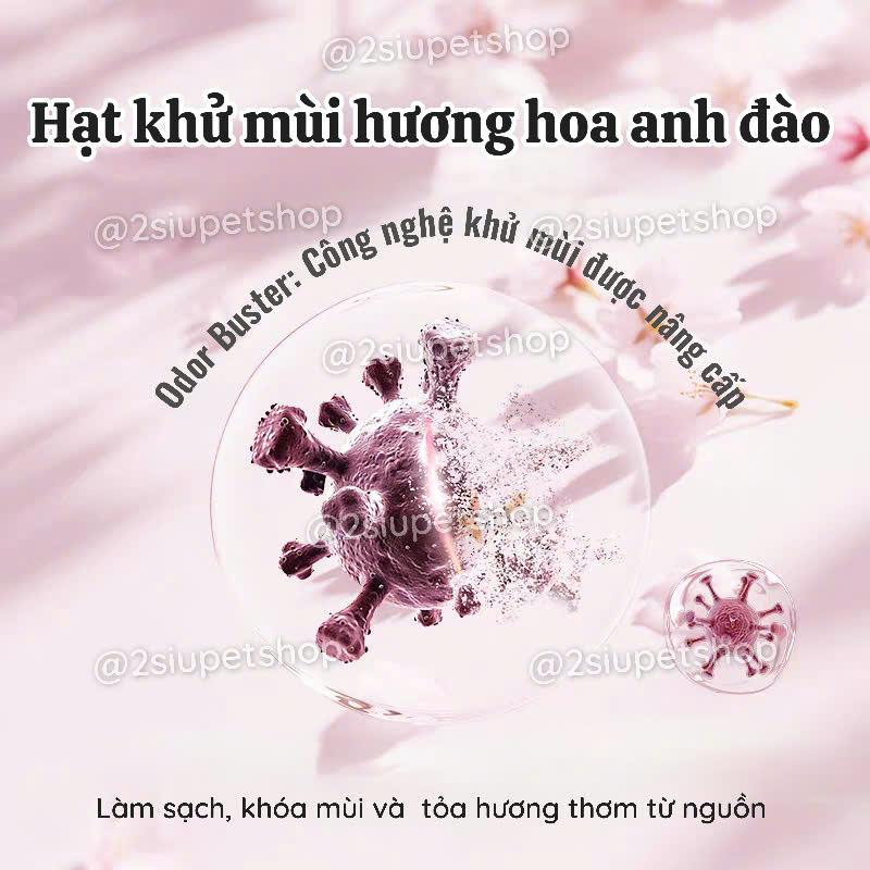 [ Belgi] Cát Tắm Mây Tự Nhiên 2in1 - Vón Tốt khử mùi -900g-duoc-ban-tai-2Siupetshop