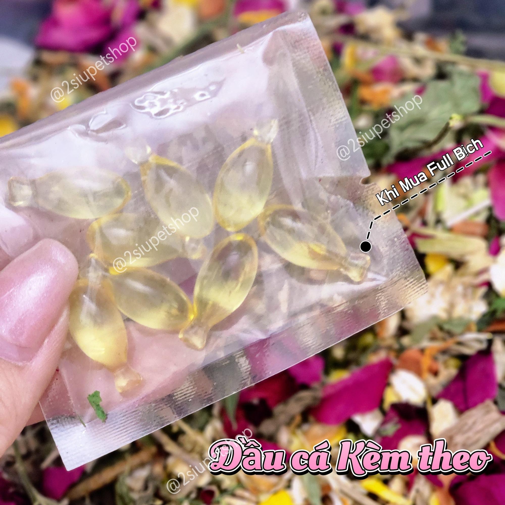 Thức ăn Guaijuan bổ sung omega 3 Siêu thảo mộc [500g]- Dòng Mini-duoc-ban-tai-2Siupetshop