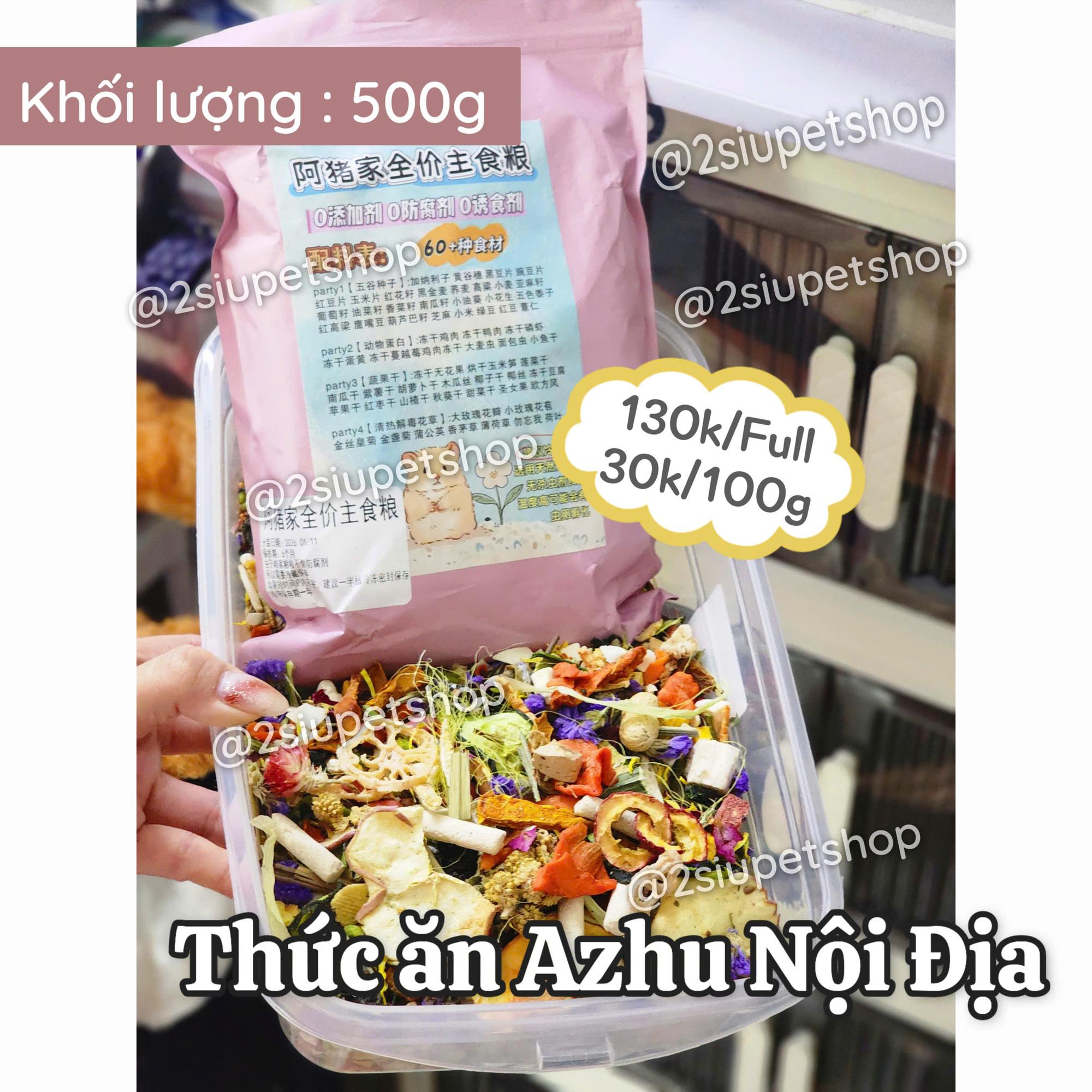 Thức ăn Azhu nội địa trung 60 thành phần - 500g-duoc-ban-tai-2Siupetshop