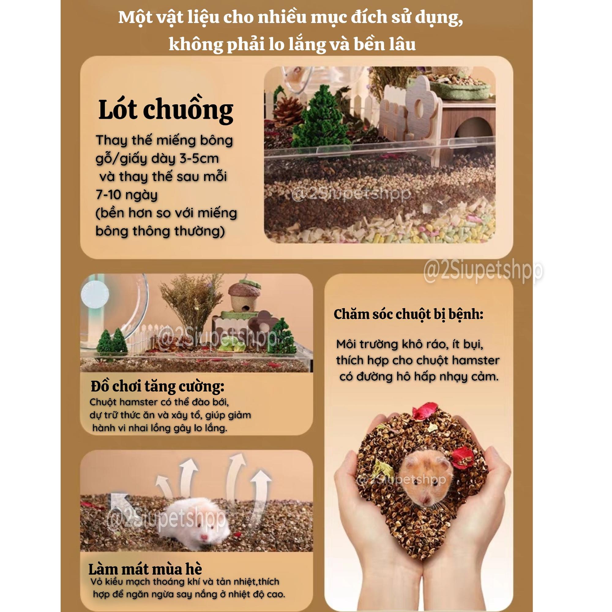 Lót chuồng Kiều  mạch Khử Mùi / giảm căng thẳng GJO- 550g -duoc-ban-tai-2Siupetshop