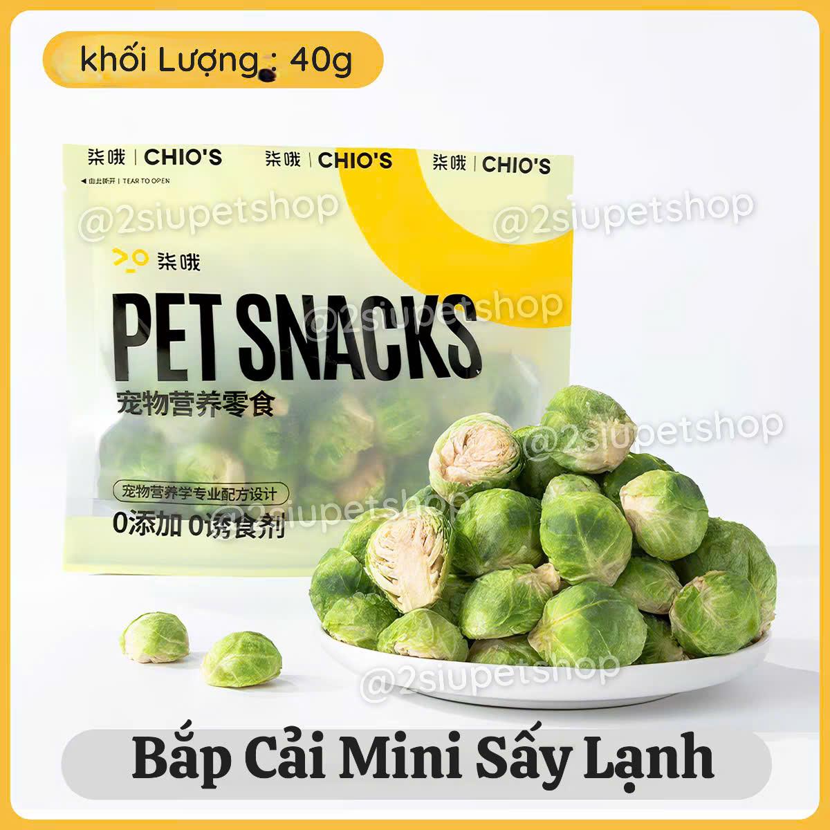 [PET SNACK] Bắp cải mini sấy lạnh - 40g-duoc-ban-tai-2Siupetshop