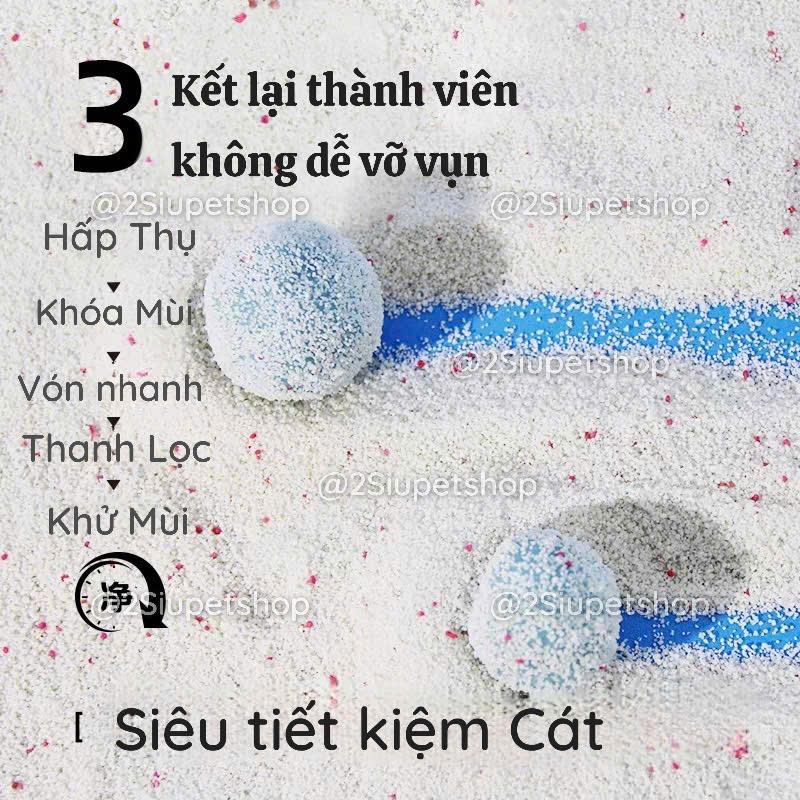 [ Belgi] Cát Tắm Mây Tự Nhiên 2in1 - Vón Tốt khử mùi -900g-duoc-ban-tai-2Siupetshop