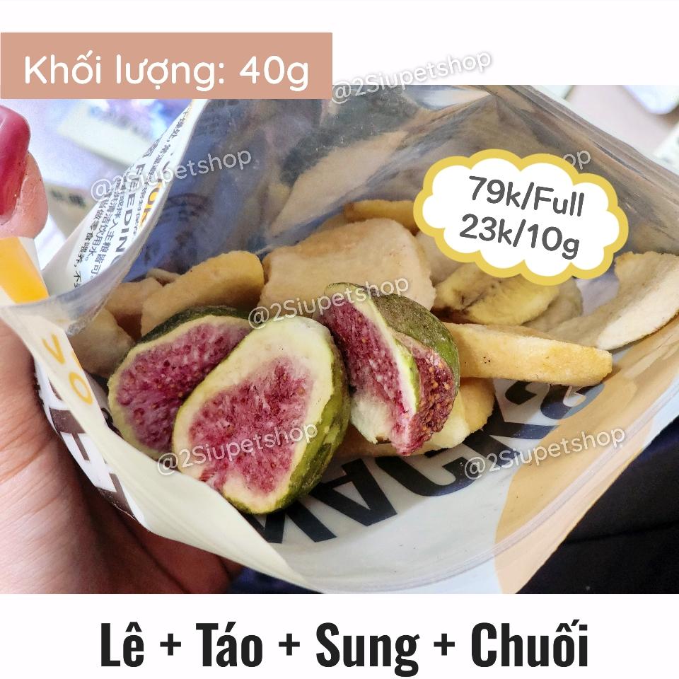[PET SNACK] Lê/ táo/ Sung / Chuối sấy lạnh - 40g-duoc-ban-tai-2Siupetshop