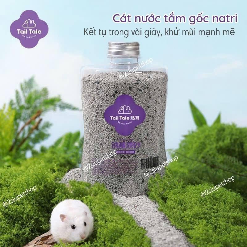 Cát tắm than đen Khử mùi vón tốt Tail tale [ Dạng túi 1kg]-duoc-ban-tai-2Siupetshop