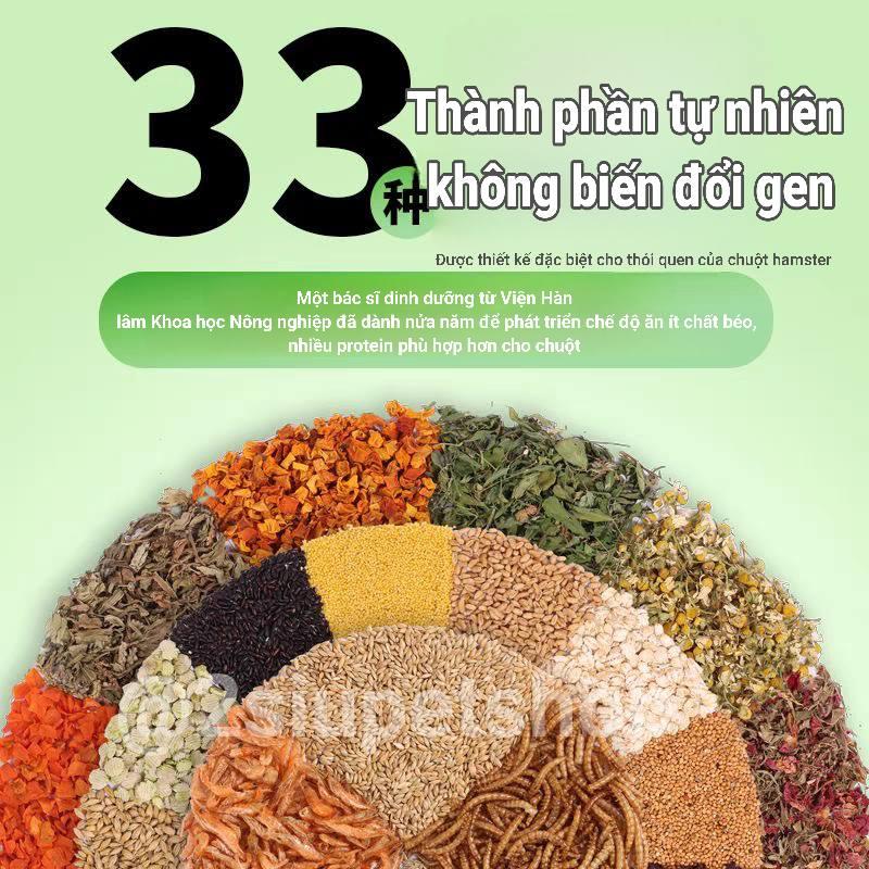 Thức ăn Guaijuan bổ sung omega 3 Siêu thảo mộc [500g]- Dòng Mini-duoc-ban-tai-2Siupetshop